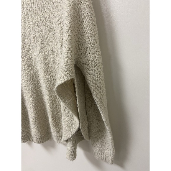 Rue 21 Light Beige Open Front Knit Cardigan Long Sleeve Medium M Grunge Sweater - Picture 5 of 7